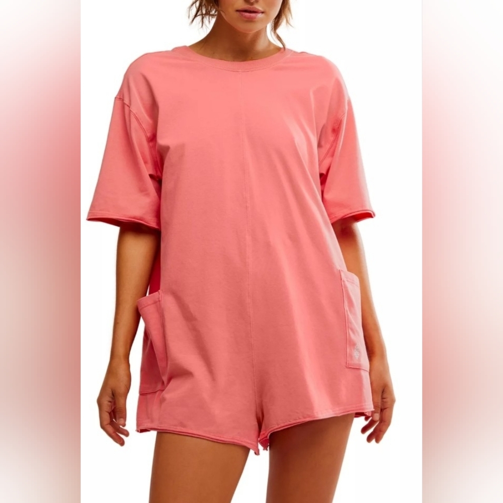 Free People Movement Hot Shot Tee Romper